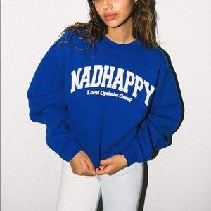 MadHappy Blue Crewneck
